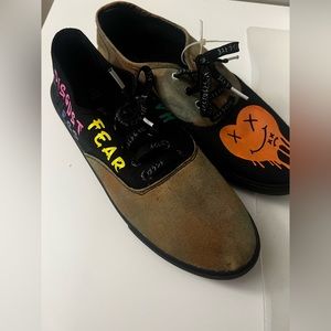 Unique hand crafted shoes.
